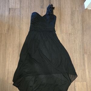 Elegant Black One-Shoulder Dress